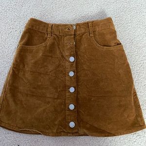 Brandy Melville Corduroy Skirt